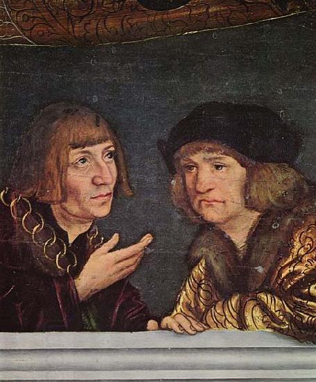 Lucas Cranach the Elder Torgauer Furstenaltar oil painting picture